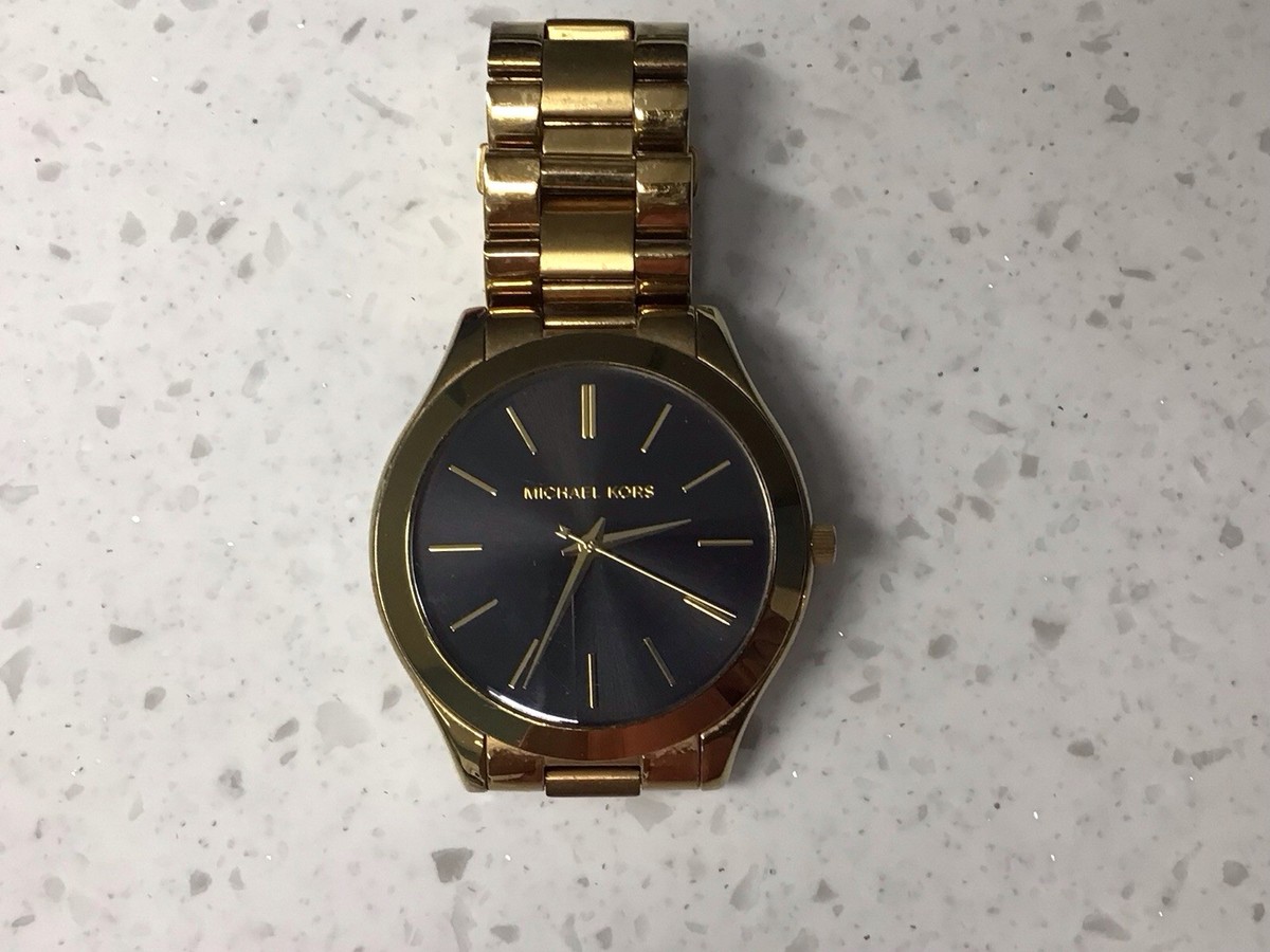 Michael Kors MK3478 Womens Gold Tone Analog Dial Quartz Watch