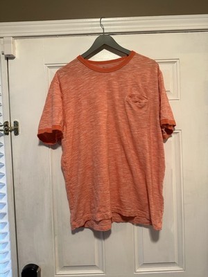 GAP Everyday Soft Original Pocket Crew Tee Short Sleeve Coral Size XL