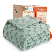 GentleSoft Twin Blanket for Bed - Super Soft Cozy Twin 60" x 80" Sage Green