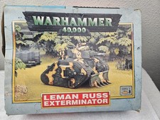 WARHAMMER  LEMAN RUSS EXTERMINATOR  NEW IN OPEN BOX BOX WEAR
