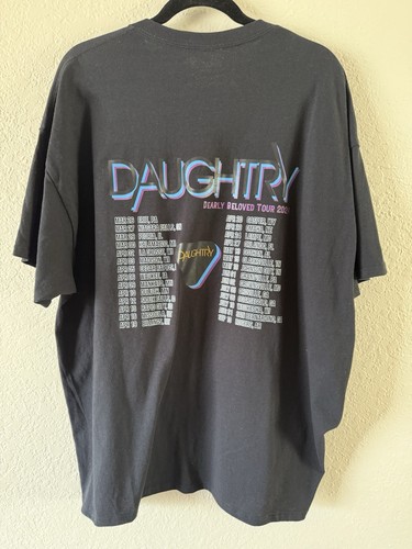 Daughtry Black Graphic Band T-Shirt Dearly Beloved Tour 2024 Size 2X No Tags - Picture 4 of 4