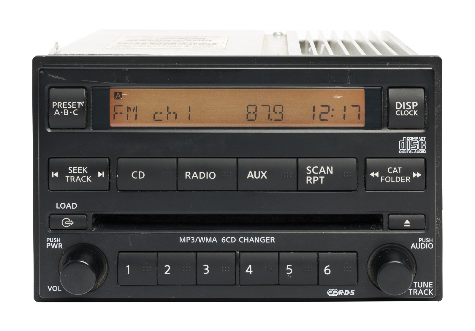 2009-2012 Nissan Titan AM FM 6 CD Radio Single OEM Original 281859FD0A