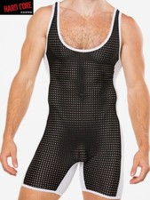 American Jock Hard Core Black Peep Wrestler M