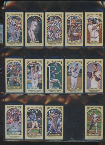 2011 Topps Gypsy Queen Mini Partial Set in pages 259/300 NO SPs (All Shown) - Picture 19 of 21