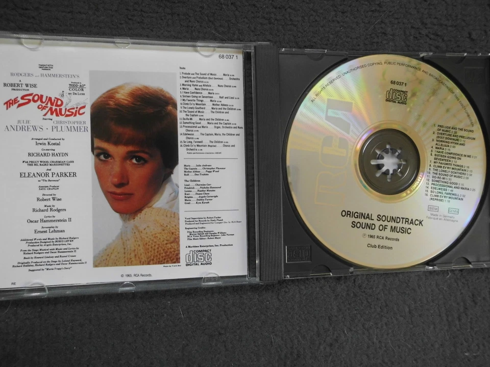 CD The Sound of Music - Orig. Soundtrack Remastered, sehr guter Zustand - Bild 2 von 3