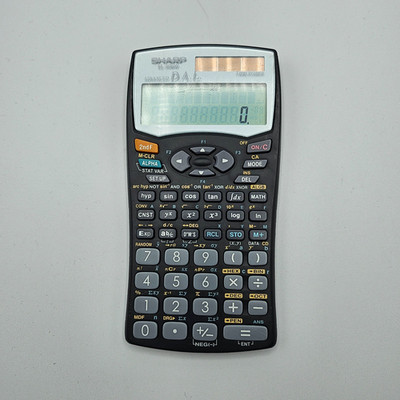 Sharp Taschenrechner EL-506W-BK Wissenschaftlich mit Matrix/Gleichungsfunktionen