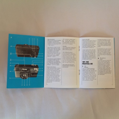 Vintage 1981 Rollei Rolleimat AF-M Camera Operating Guide Ephemera Practical Use - Bild 7 von 12