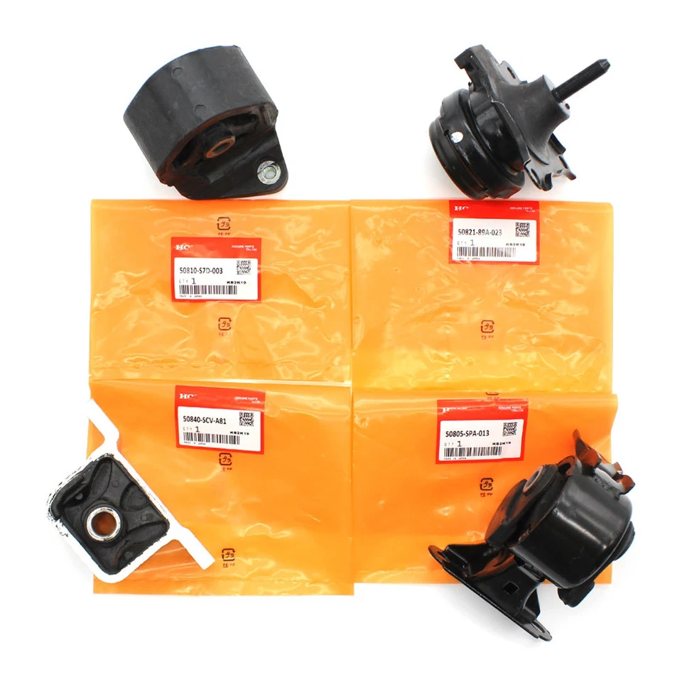4PCS OEM Engine Motor & Trans Mount For 02-06 Honda CR-V 2.4L Automatic - Image 3 of 4