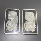 PAMP Suisse Lady Fortuna Two 1 Troy oz .999 Fine Silver Bars