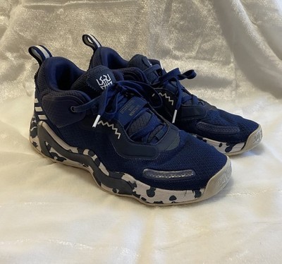 Adidas Mens Donovan Mitchell D.O.N. Issue #3 Basketball Shoes Navy Blue Size 9