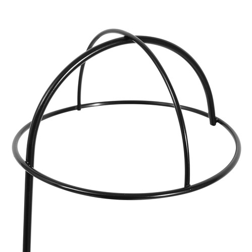 Metal Hat Display Stand Hat Storage Stand Black Freestanding Hat Rack w/25 Hooks - Bild 13 von 19