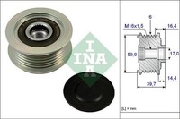 Lichtmaschine Generatorfreilauf FüR Hyundai KIA Tucson Santa FÉ II Kasten/Suv