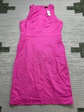 Ann Taylor Dress Womens 6 Pink Blouson New