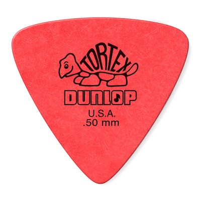 Tortex 0.50mm Red Guitar Picks Pack of 6 for Torte Players and Bassists