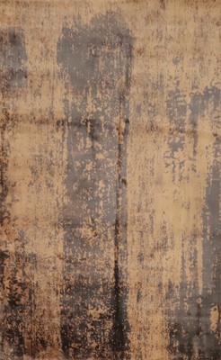 Modern Handmade Abstract Distressed Look Rug Contemporary Oriental Carpet 5x7