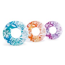 Intex Assorted Color Vinyl Inflatable Floating Tube 36 W in. for Age 9 Year