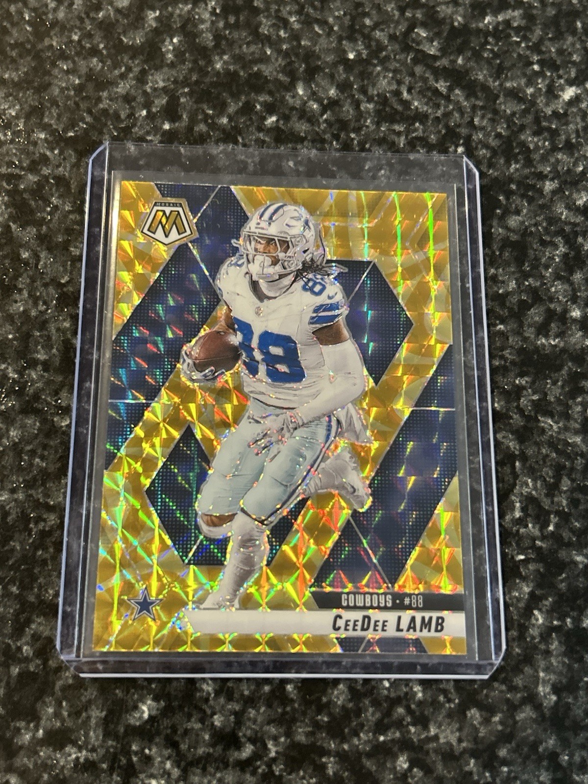 2025 Panini Mosaic - Yellow Prizm Ceedee Lamb #209 Dallas Cowboys F1