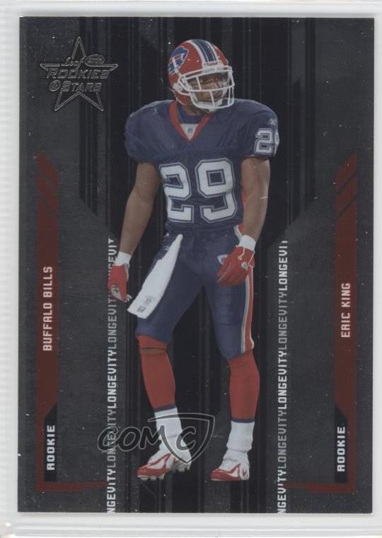 2005 Leaf Rookies & Stars Rookie Longevity Parallel 50/99 Eric King #164 RC 0f8