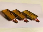 Dinky Toys #320 Halesowen Farm Trailer Job Lot x 3 - Original Vintage (ref24)