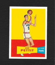 1996 Topps #35 Bob Pettit Reprint St Louis Hawks
