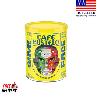Cafe Bustelo Espresso Dark Roast Ground Coffee 10oz Can Tattoo Kit