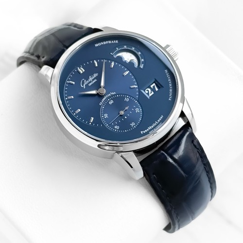 Glashutte Original 40mm PanoMaticLunar 1-90-02-46-32-35 Automatic Blue Dial