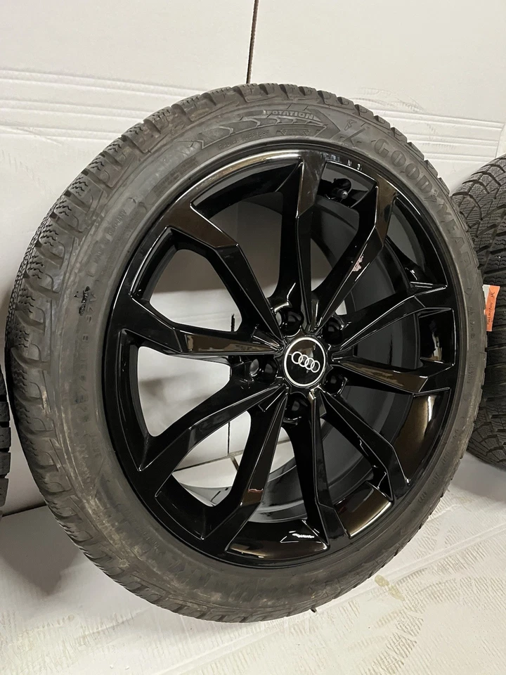 Original Audi A4 8W 18“ Winterräder DOT23 7mm 8W0601025H Goodyear Schwarz NEU - Bild 4 von 4