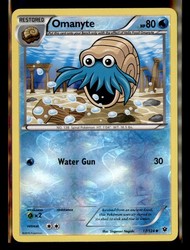 Omanyte 17/124 Reverse Holo Fates Collide