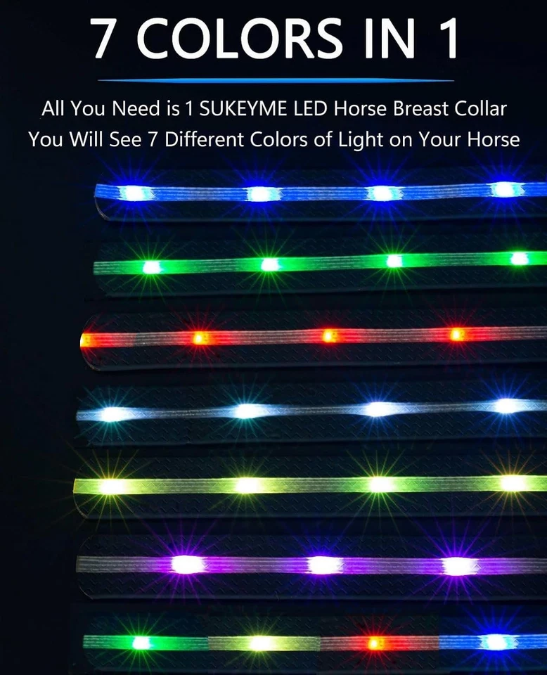 USB Rechargeable LED Horse Tack - Added Visibility & Safety - Image 4 of 4