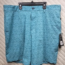 WALTER HAGEN Perfect 11 Golf Shorts Mens Size 40 Warm Blue Herringbone 70 MSRP