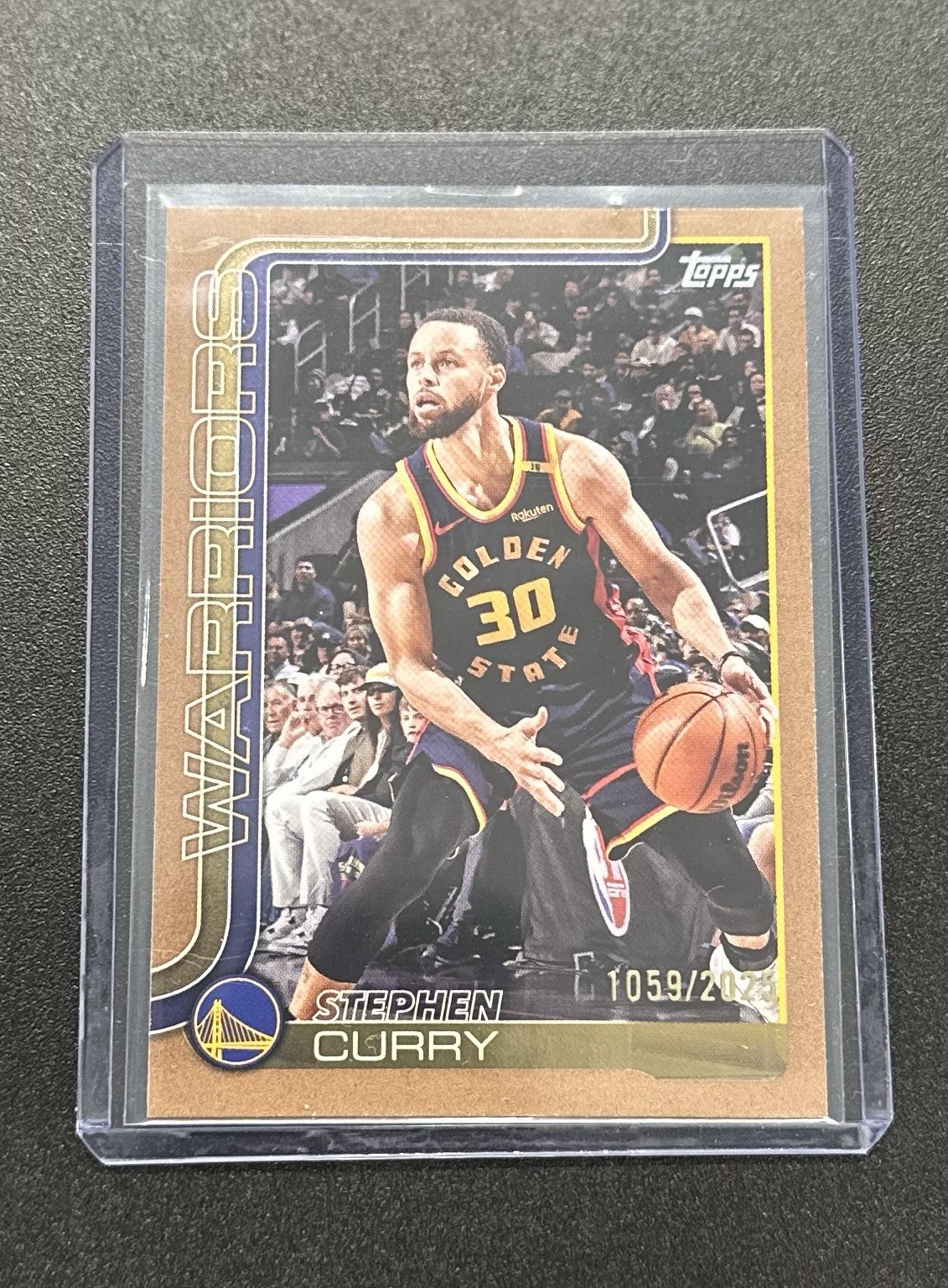 2025-26 Topps Basketball Stephen Curry Gold /2025 #135 Golden State Warriors
