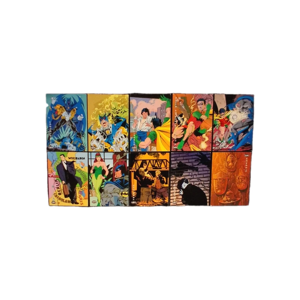 PAQUETES DE 10 - CARTAS SUELTAS DC: Batman Knightquest, Death In The Family, 90's BUENAS Foto 2 de 2