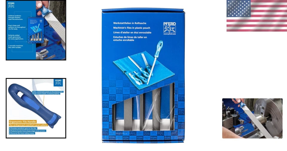 Versatile 10" Machinist File Set, American Pattern - Image 2 of 4