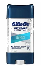Gillette Gel Deodorant Men Ultimate Protection 6-in-1 Antiperspirant 3.8 oz