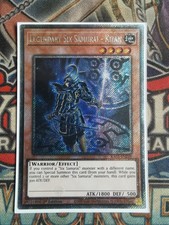 Legendary Six Samurai - Kizan RA03-EN249 Platinum Secret Rare NM 1st Yugioh