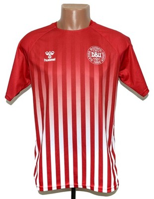 DENMARK NATIONAL TEAM 2021 2022 TRAINING FOOTBALL SHIRT HUMMEL SIZE S ADULT