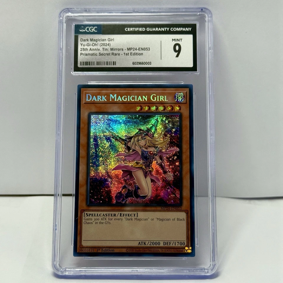 Dark Magician Girl MP24-EN053 CGC Mint 9 Secret Rare & Secret Rare Foil Misprint - Image 2 of 4