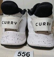 Under Armour Curry 3Z7 GS Size 6Y White Black Basketball Shoes 3026623-100