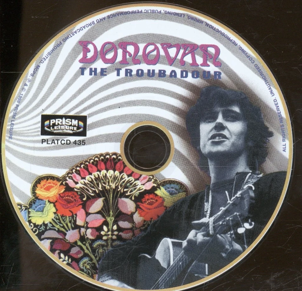 Donovan Troubadour CD UK Prism Leisure PLATCD435 - Bild 3 von 3