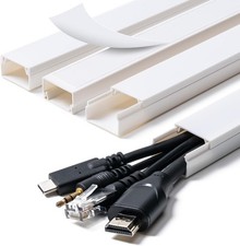 Cord Hider, 58In Cable Hider, Cord Covers for Wires on Wall, Paintable Cable Cov