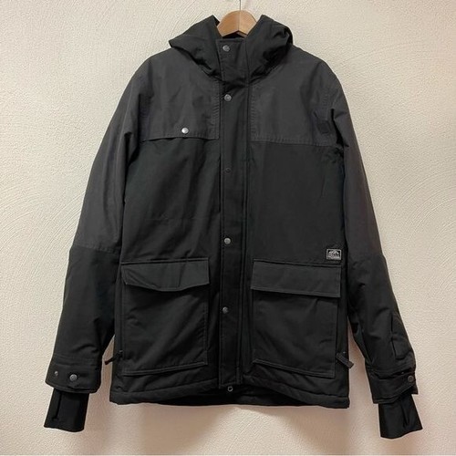 O'neill Mens Hyperdry Hooded Waterproof Snowboarding Jacket Black LG