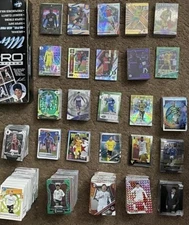 Huge Soccer Card Lot of Stars & Vets, Sapphire, Topps, Prizm, Holo, Relics! 30!