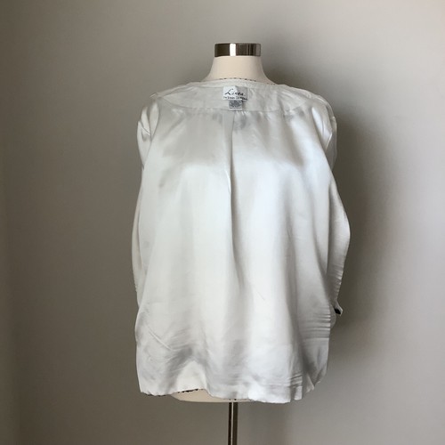 Linea by Louis Linen Blazer Size 2x Dell'Olio 2X Vintage Embroidery Women's Plus - Picture 17 of 18