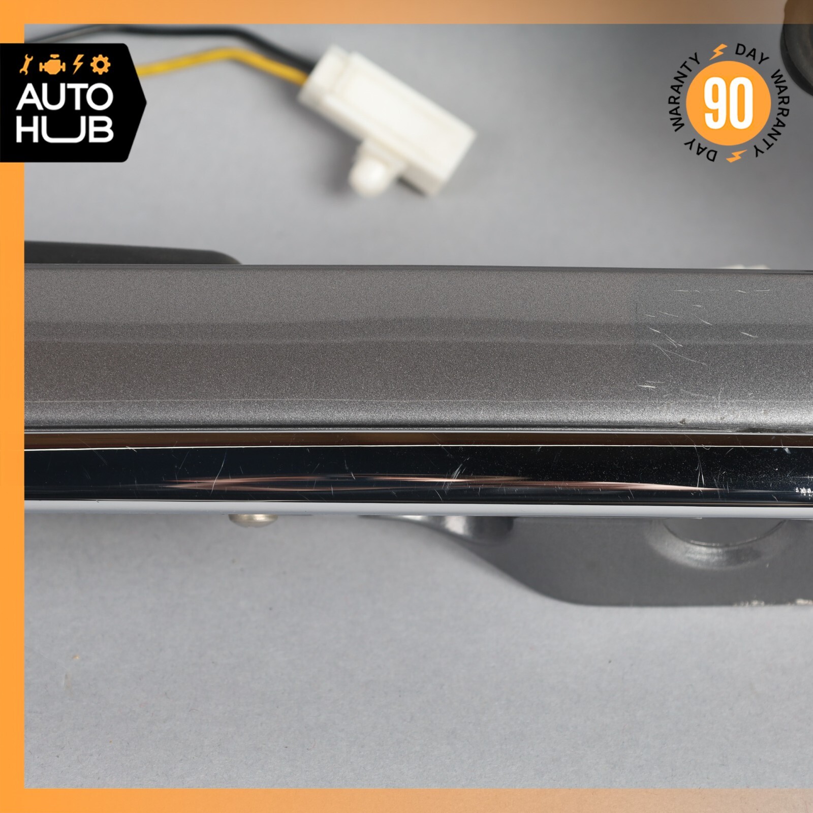 02-07 Maserati Spyder 4200 M138 Rear Trunk Lid Moulding Plate w/Lights OEM 61k