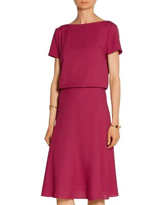 Gucci Womens Silk-Crepe Dress US 2 / UK 6 / IT 38 Petunia | eBay Gucci Womens Silk-Crepe Dress US 2 / UK 6 / IT 38 Petunia | eBay