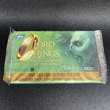 Topps Lord Of The Rings Fellowship of The Ring Booster Pack Movie Cards 2001 UK