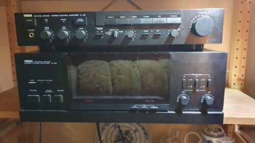 Yamaha Natural Sound Power Stereo Amplifier M-65 / + C-45 (Pre Amp) - Bild 2 von 6