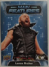 2022 Upper Deck AEW Wrestling Lance Archer Main Features Insert Card #23