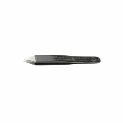 ESD SMD MINI Pinzette 90mm Form H Edelstahl, kurz breit, No. 5-086-13