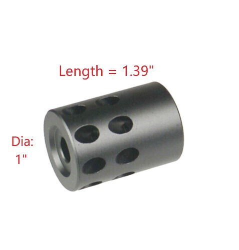 Black Ruger .22LR Mark IV 22/45 Lightweight Muzzle Brake Compensator 1 ...